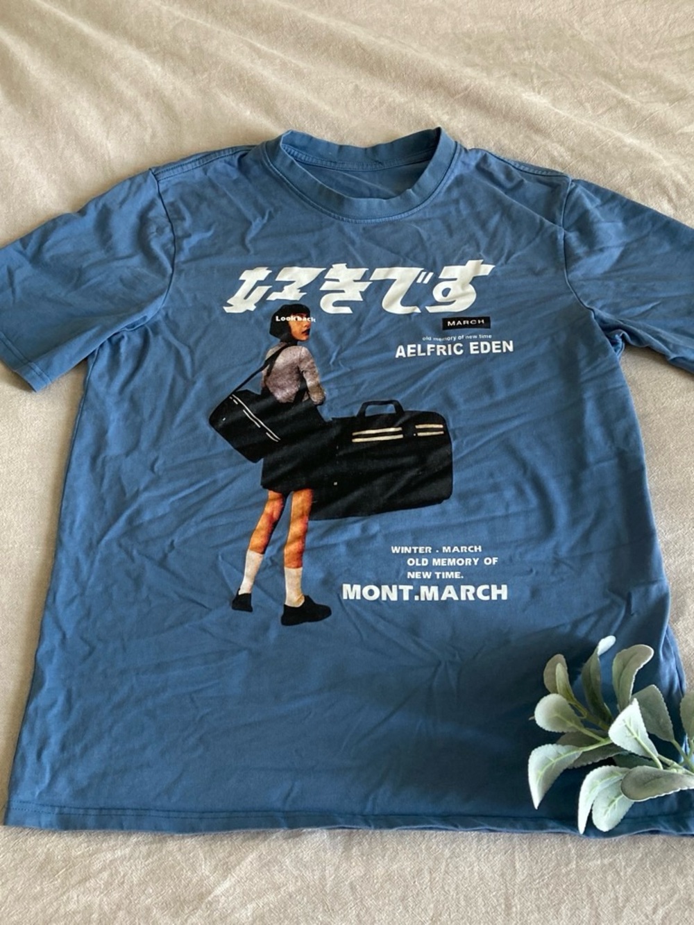 Aelfric Eden Blue Graphic Short Sleeve Tee